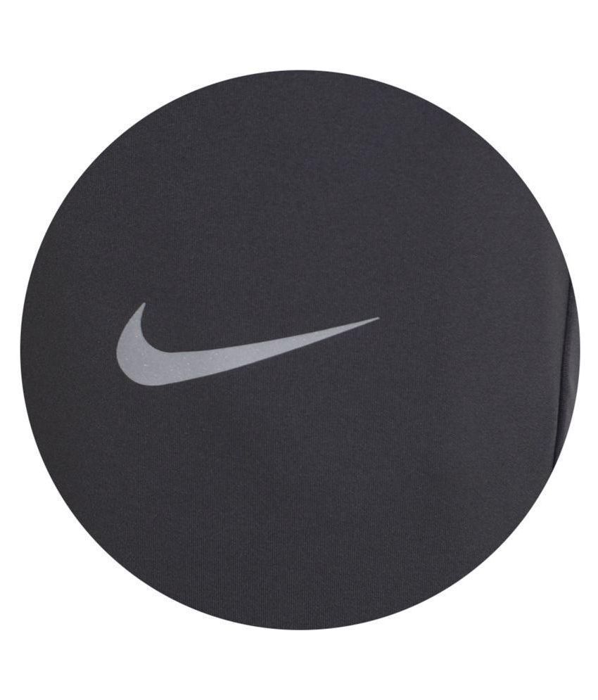 nike grey polyester lycra trackpants