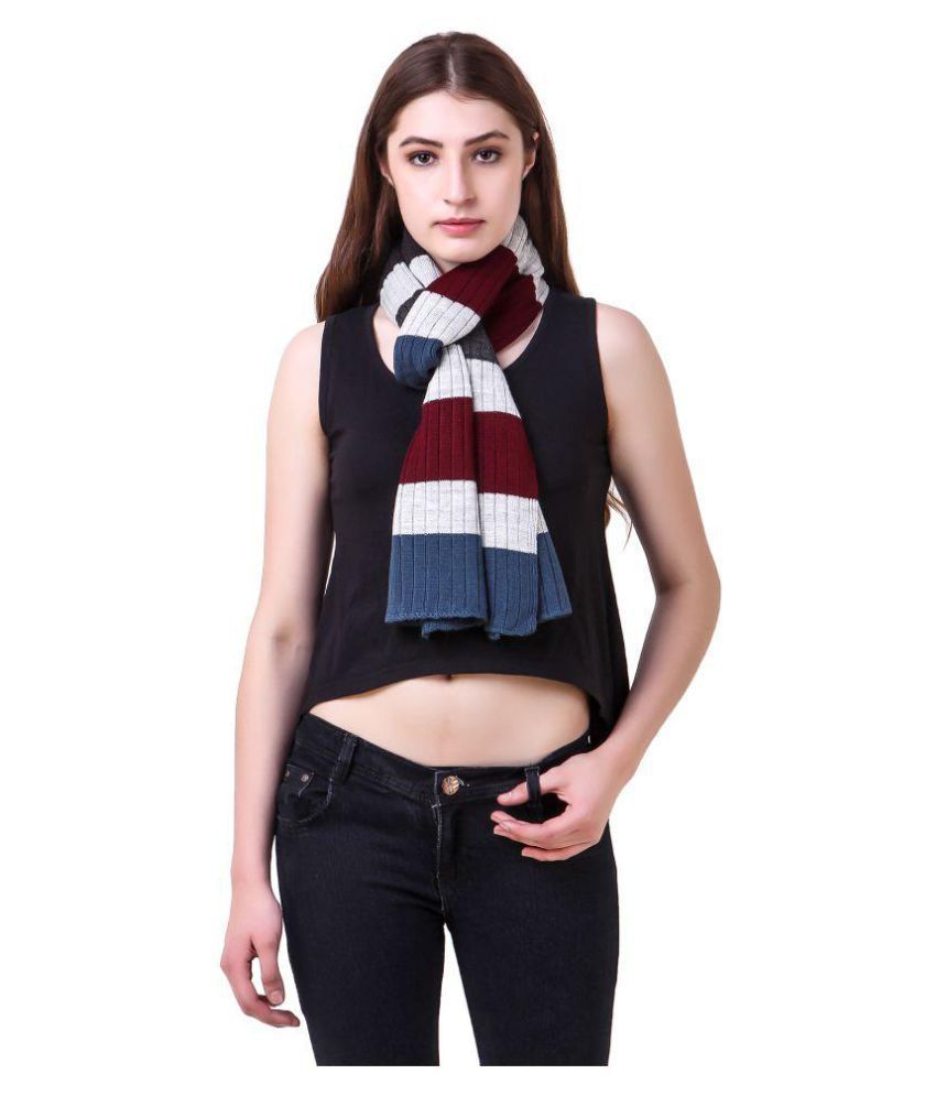 513 Self Design Women Muffler Buy Online at Low Price in India Snapdeal