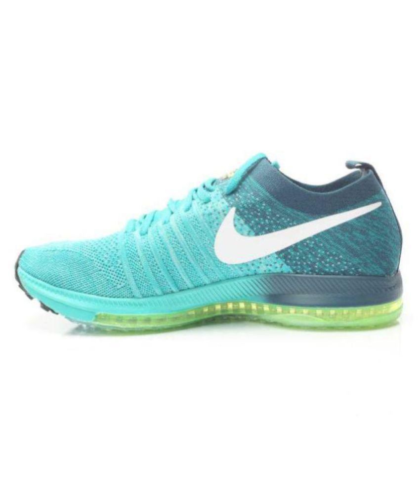 nike zoom all out green running shoes