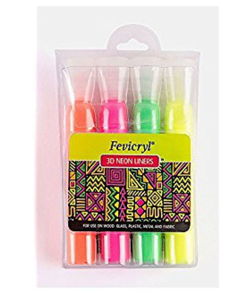 Fevicryl 3D NEON Liners pack of 2 Buy Online at Best Price in India