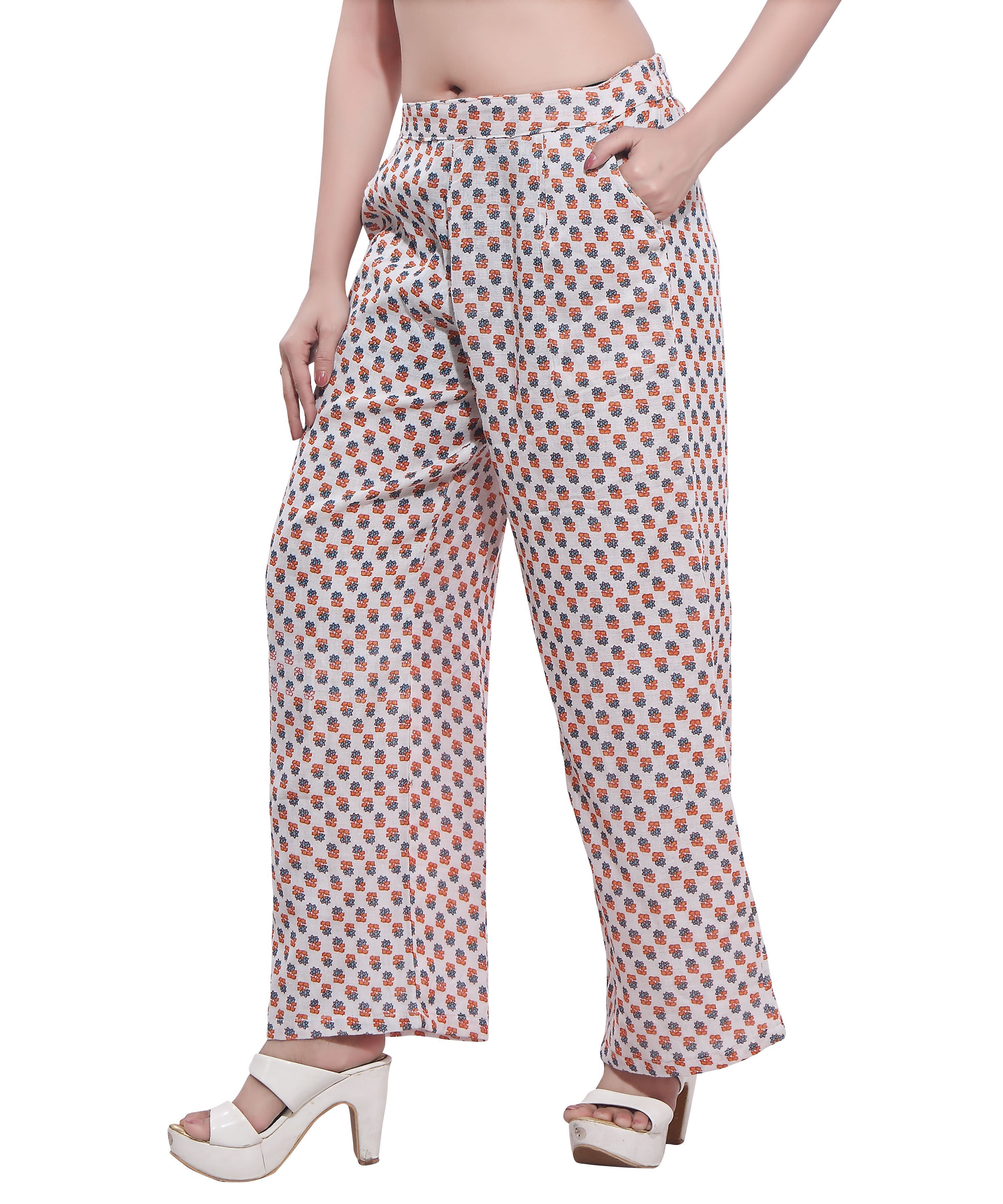 Buy Jublee Cotton Palazzos Online at Best Prices in India - Snapdeal