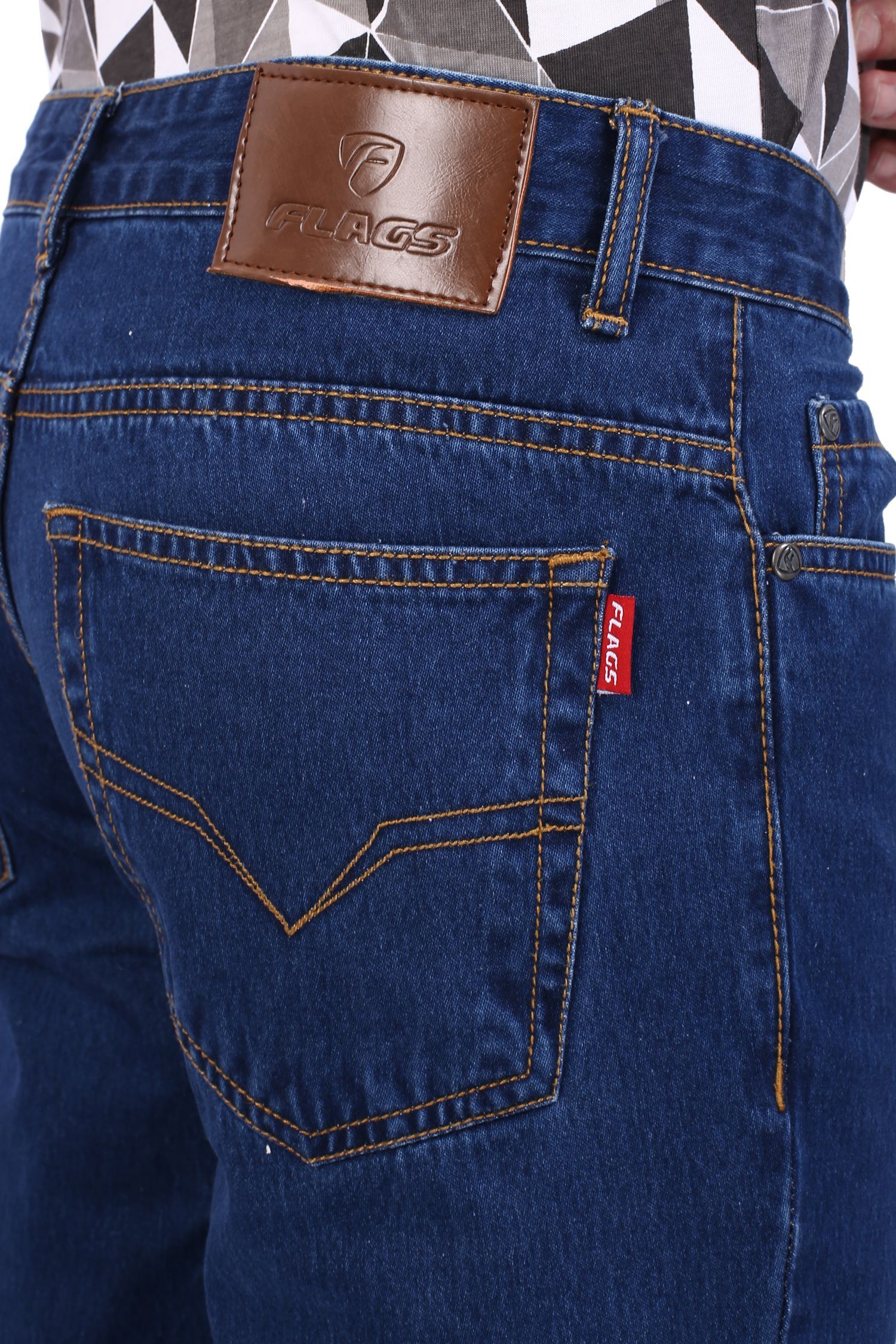 blue relaxed jeans