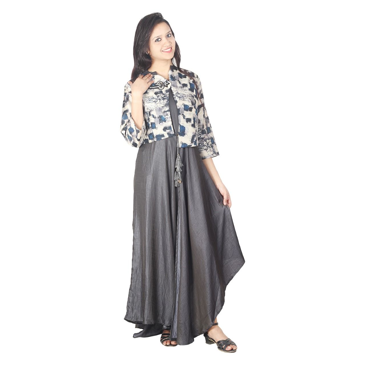 Aggregate 84 rayon kurti with jacket super hot  thtantai2