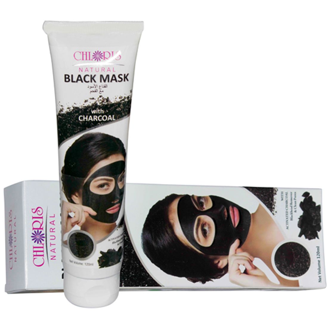 Chloris Natural Activated Charcoal Peel off Mask Face Pack Gel Face Mask Cream 120 ml Buy