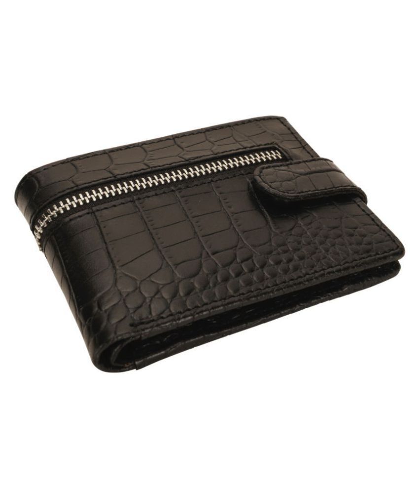 LOUIS STITCH Leather Black Formal Regular Wallet: Buy Online at Low ...