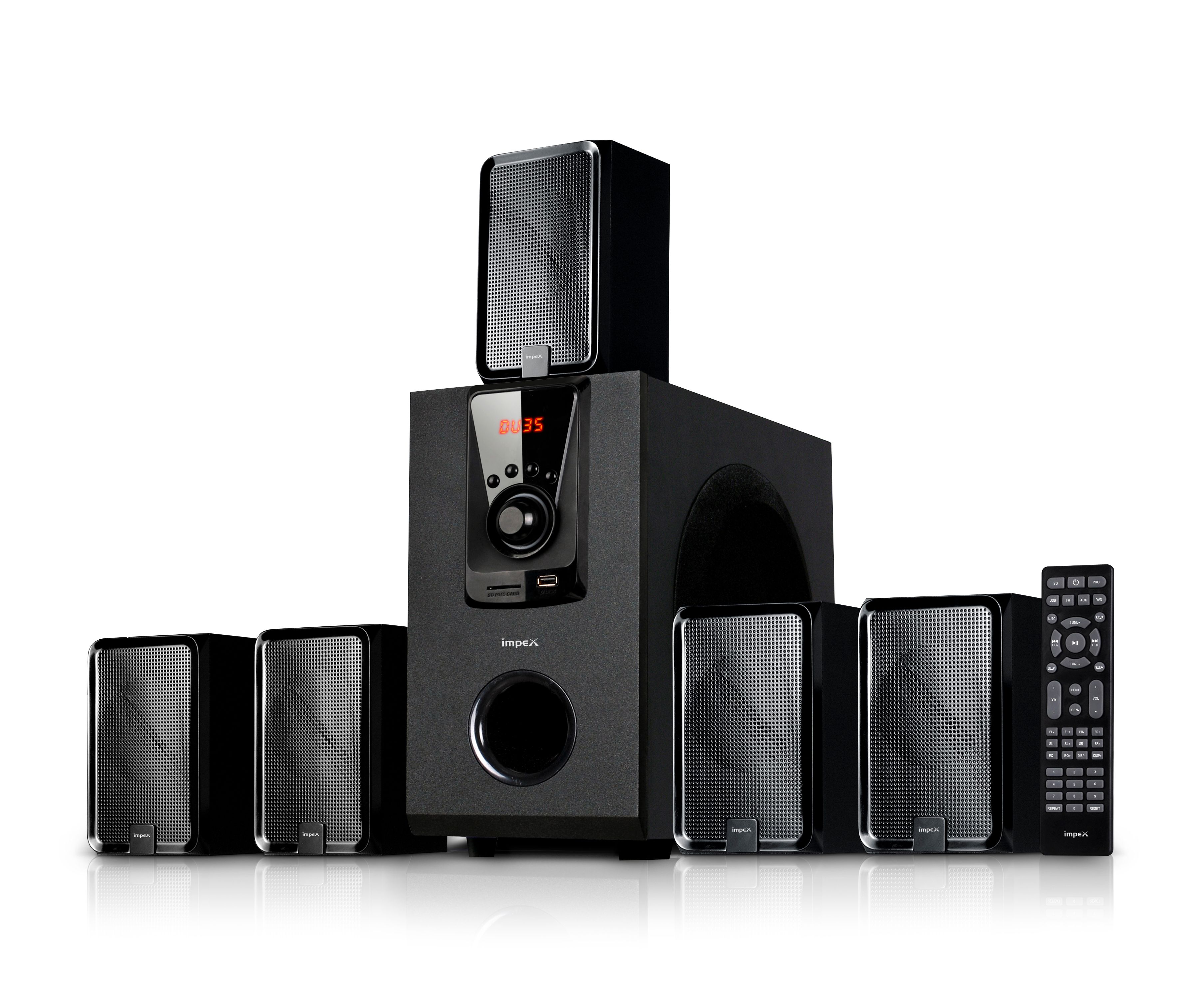 Buy Impex SANTO 5 1 Speaker System line at Best Price in India Impex SANTO 5 1 Speaker System