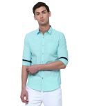 Black Coffee Blue Slim Fit Shirt