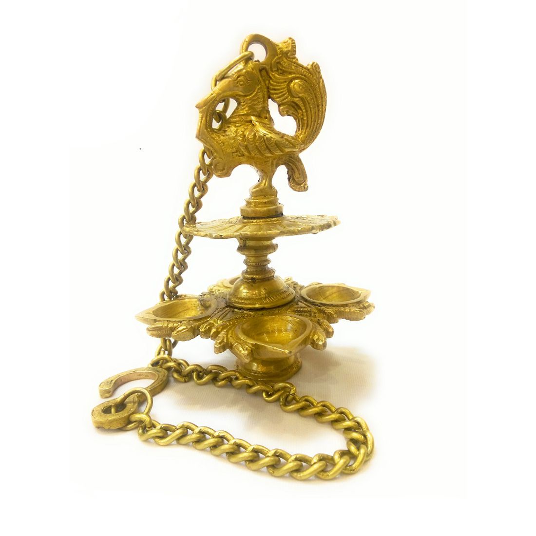 Kartique Brass Hanging Diya - Pack Of 1: Buy Kartique Brass Hanging ...