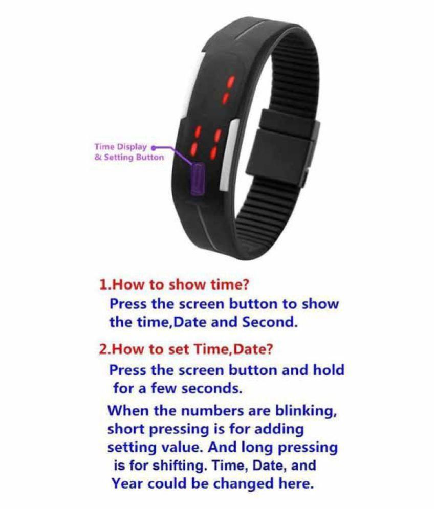 chain led watch