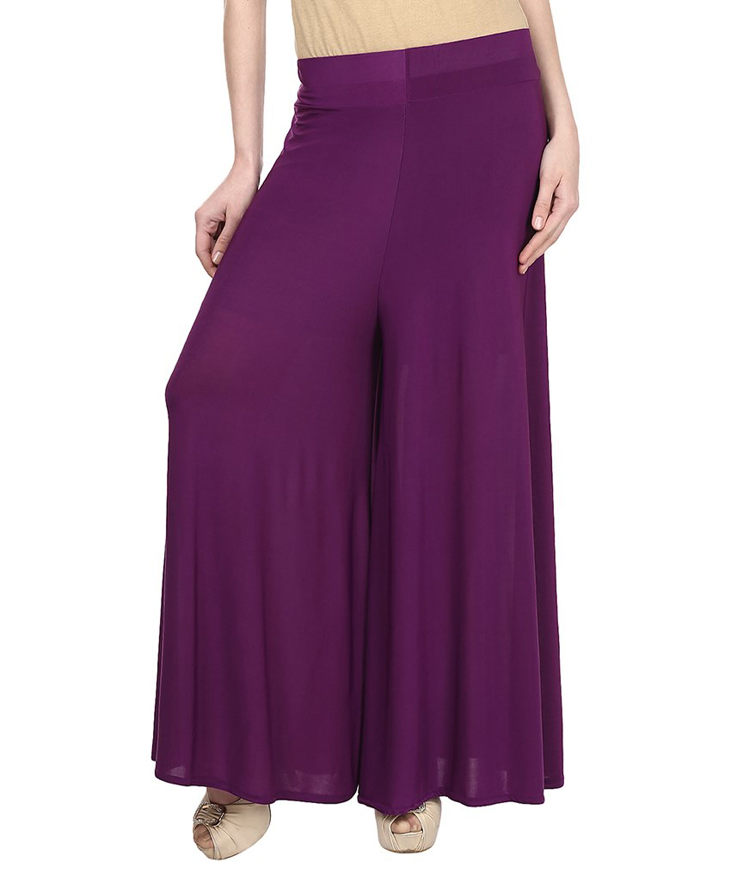 Buy Sritika Satin Palazzos Online at Best Prices in India - Snapdeal