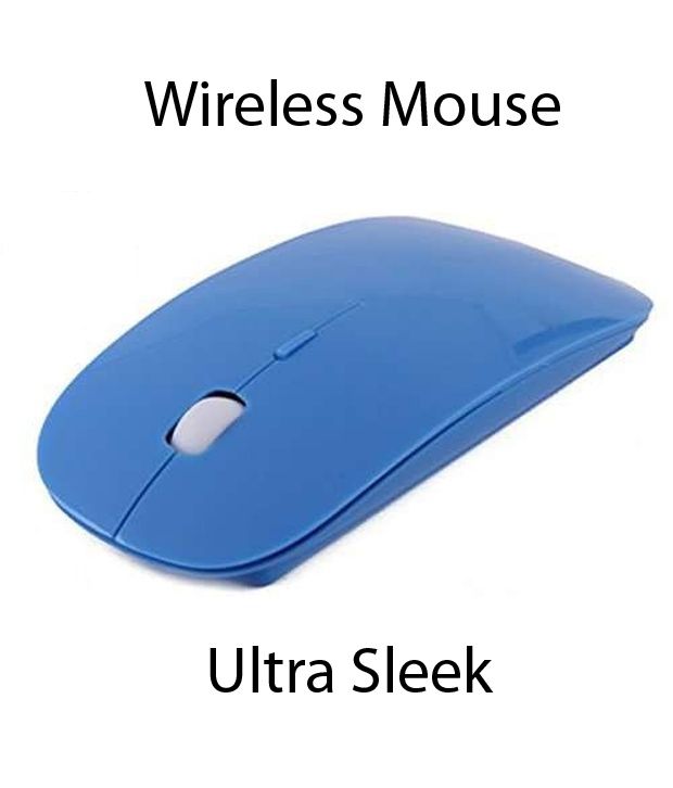     			Terabyte Ultra thin 2.4GHz Wireless Mouse Blue