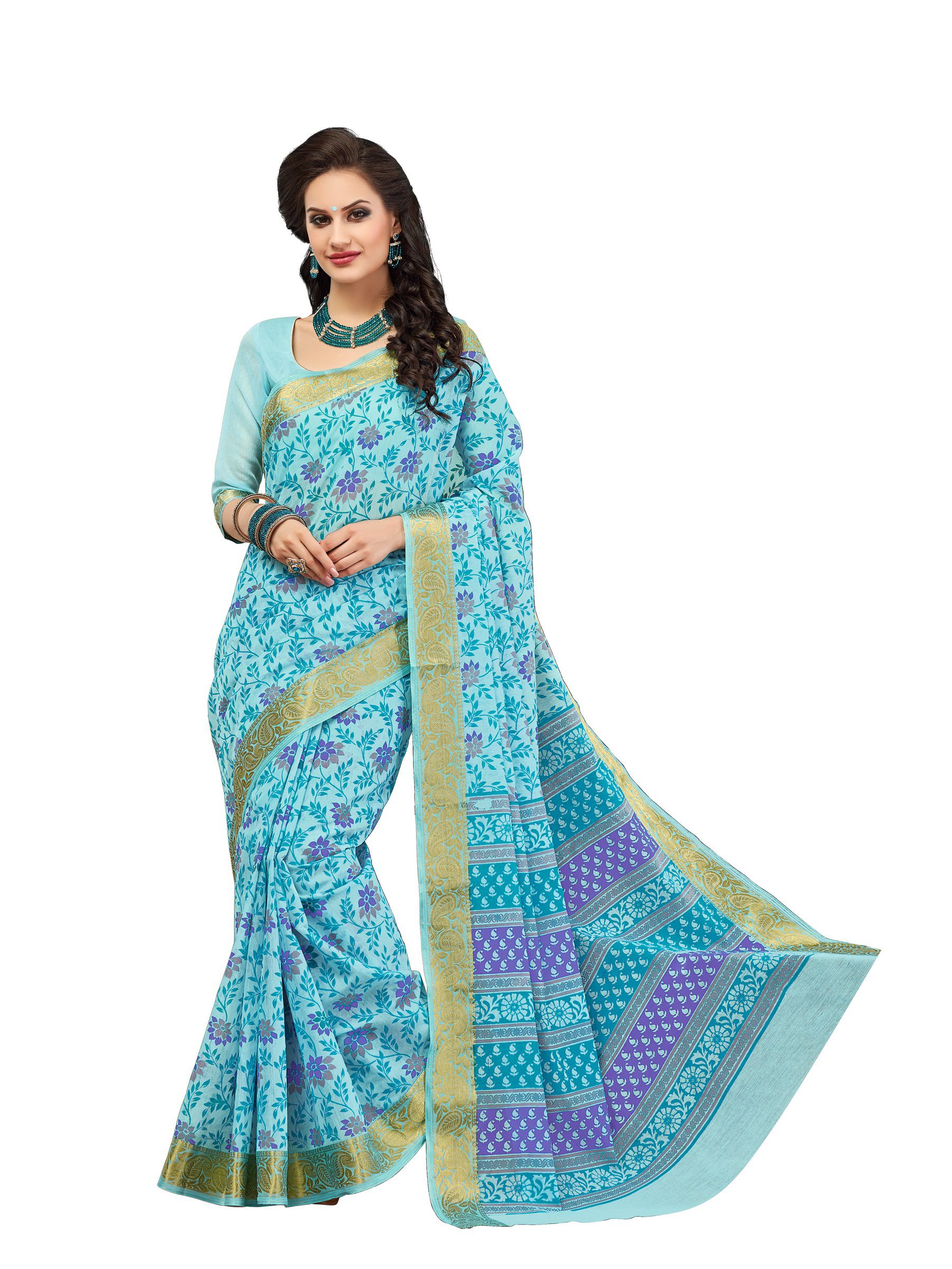 Sthri Green and Blue Tussar Silk Saree - Buy Sthri Green and Blue ...
