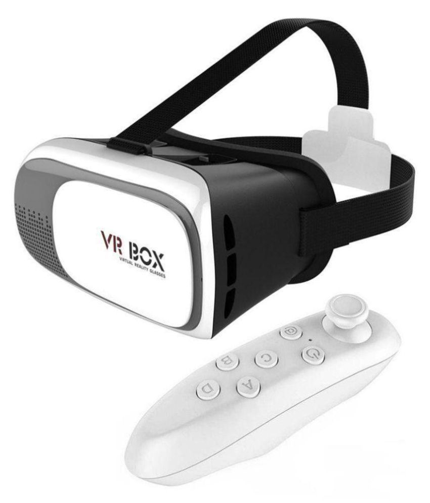     			Totu 3D Glasses VR Box 3D Glasses with Bluetooth Remote (for Mobiles up to 15.5 cm - 6 Inches)