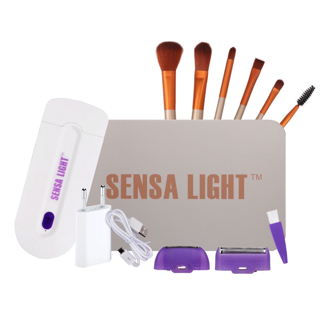 Anand India Sensa Light Hair Remover 6 Pcs Makeup Brush Kit