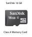 SanDisk 16 GB Class 4 Memory Card