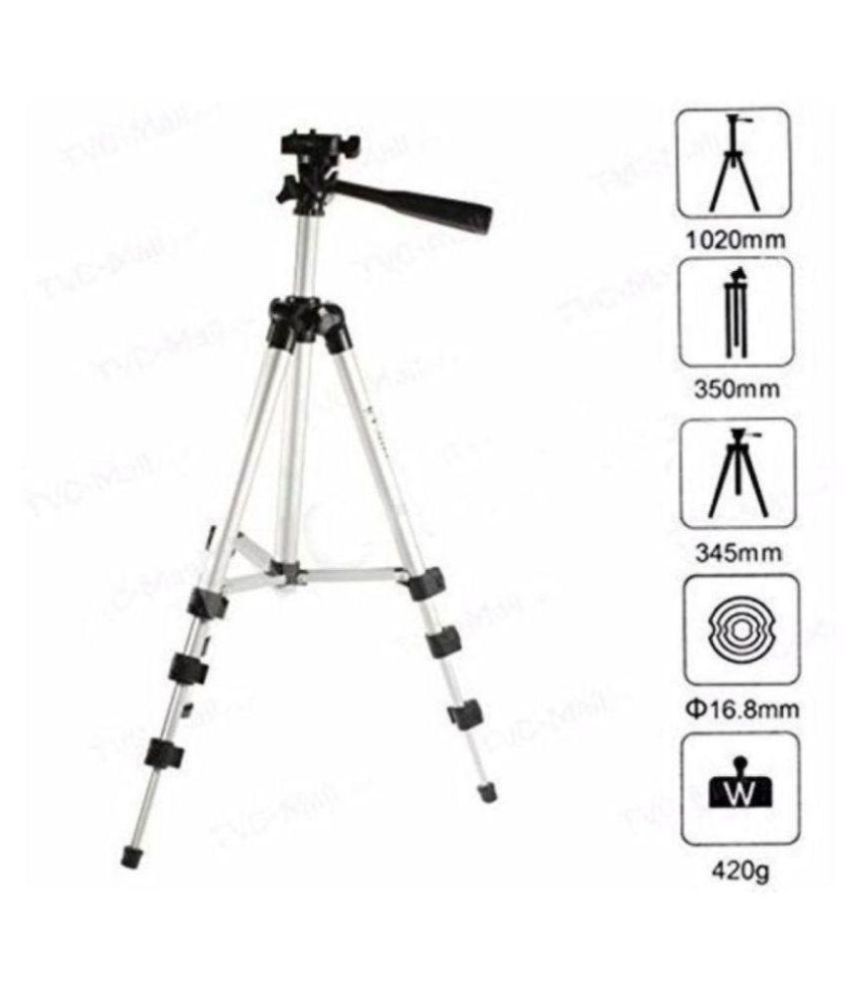 TeFeng TF-3110 Adjustable Portable Camera Tripod with Three-dimensional Head 