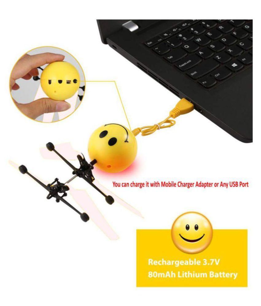 flying emoji ball