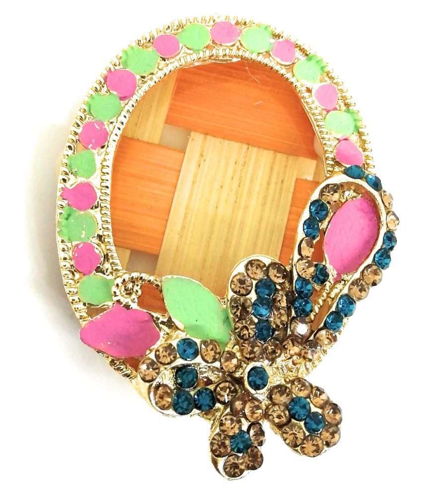 Khubsurat Saree Pin Brooch for Women & Girls, Set of 2 Pieces, Stone