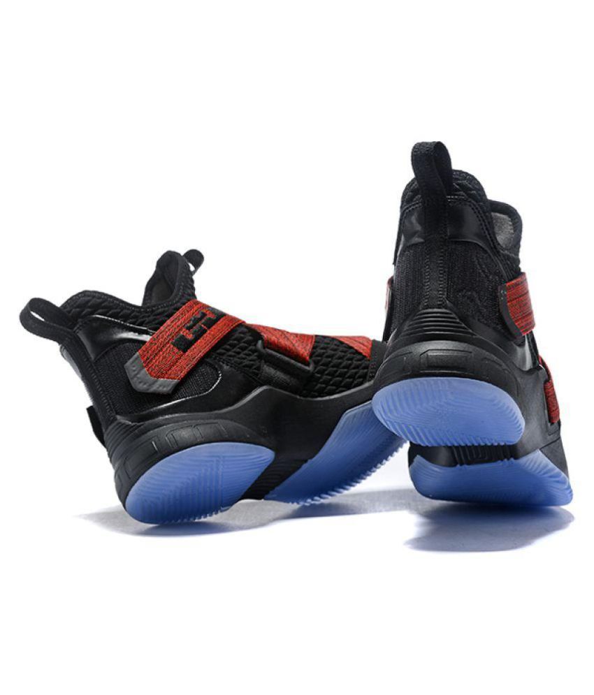 lebron soldier 12 black and red