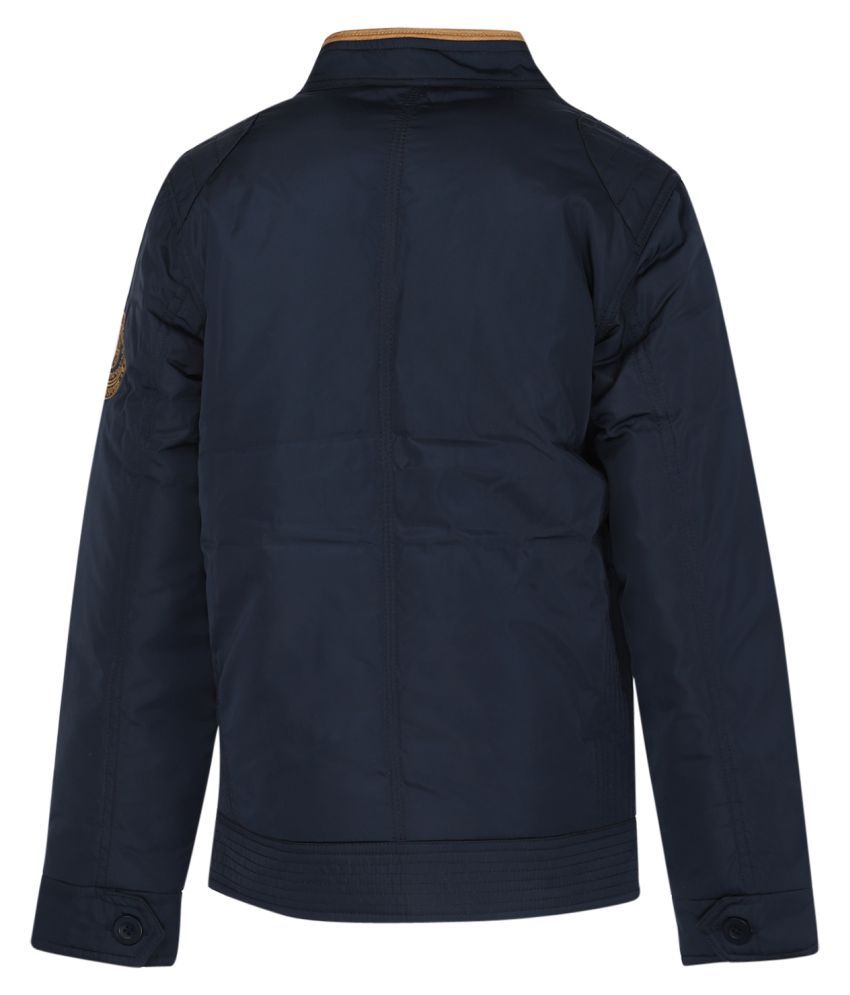 navy blue polyester jacket