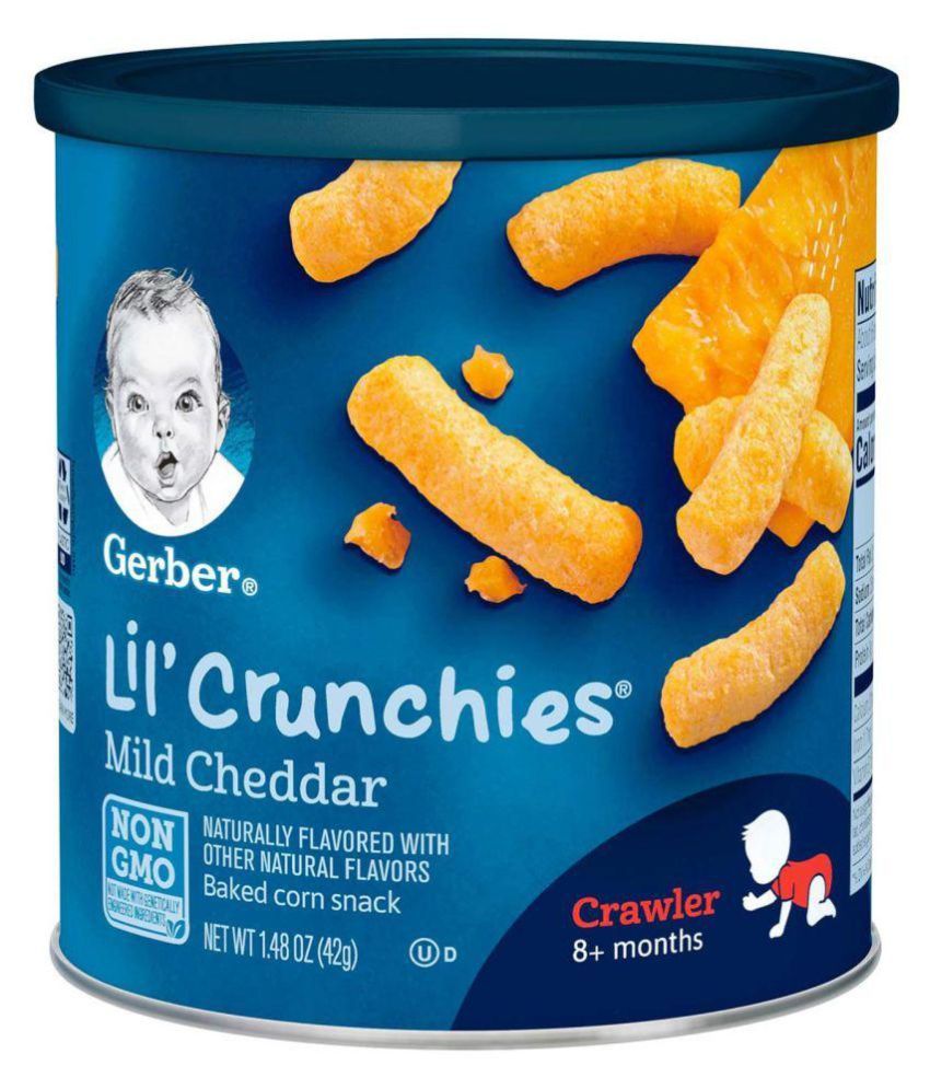 Gerber Mild Cheddar Snack Foods for 6 Months + ( 42 gm ): Buy Gerber