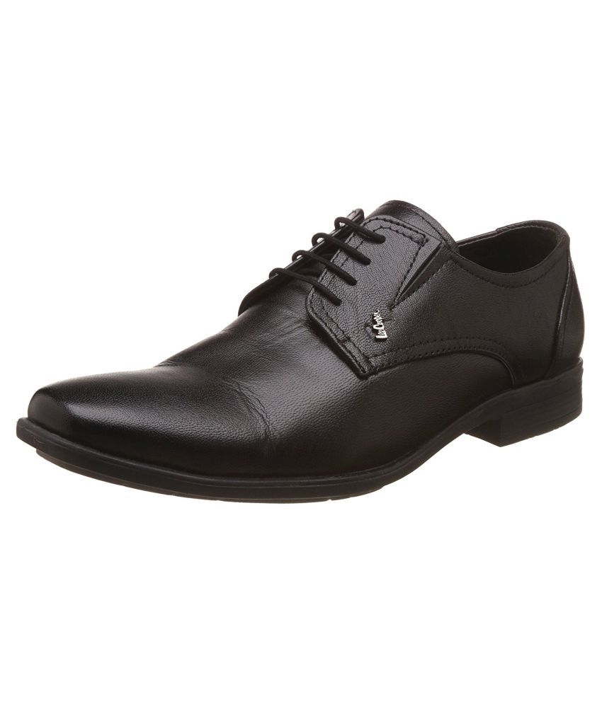 Lee Cooper Derby Genuine Leather Black Formal Shoes Price in India- Buy ...