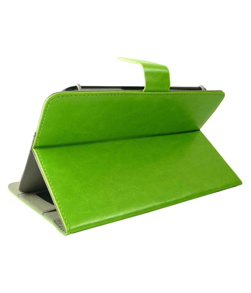 iBall Slide WQ77 Flip Cover By Emartbuy Green Cases & Covers Online