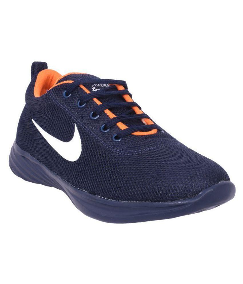 black and blue trainers