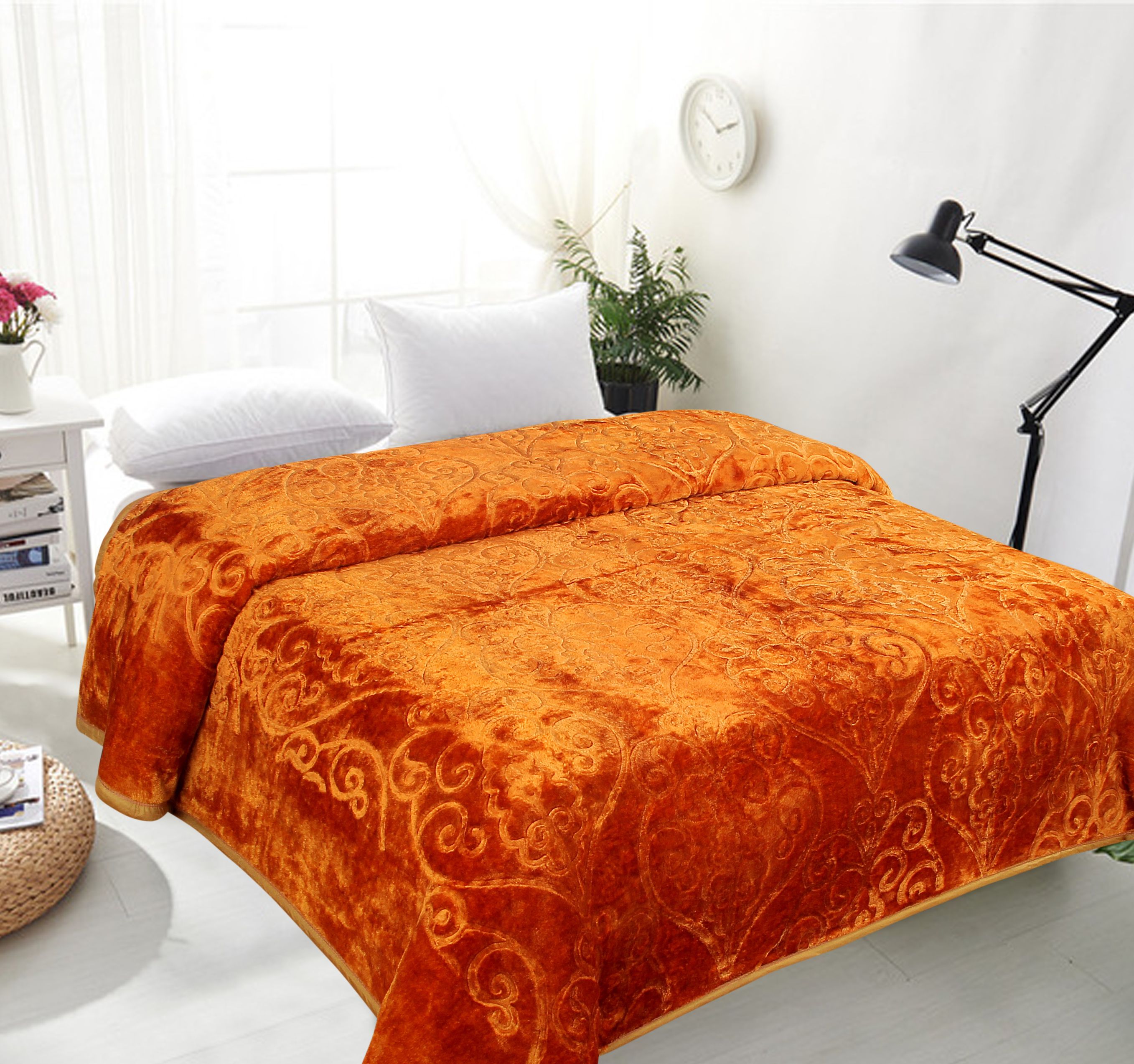 Cozyland Double Polyester Plain Blanket Buy Cozyland Double Polyester