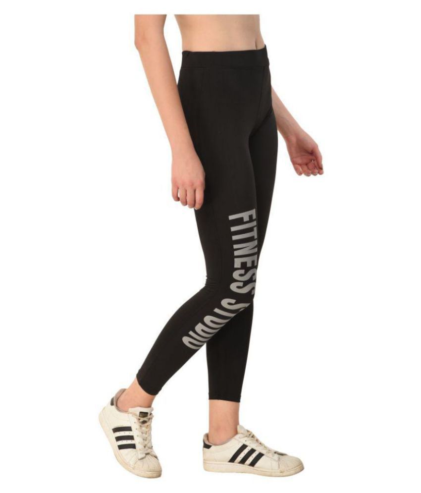Buy Reddit Lycra Tights Black Online At Best Prices In India Snapdeal