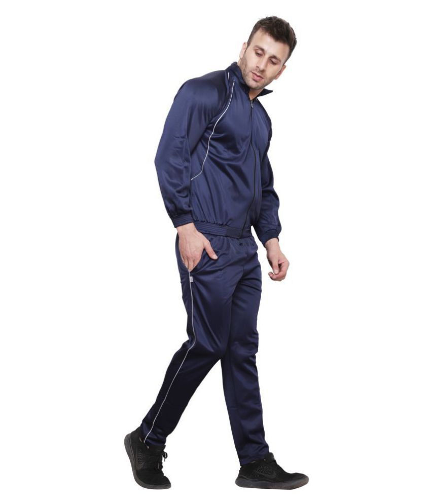 mens nylon tracksuit set