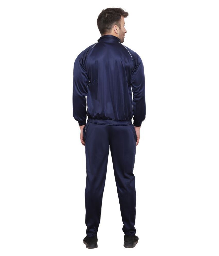 navy cotton tracksuit bottoms