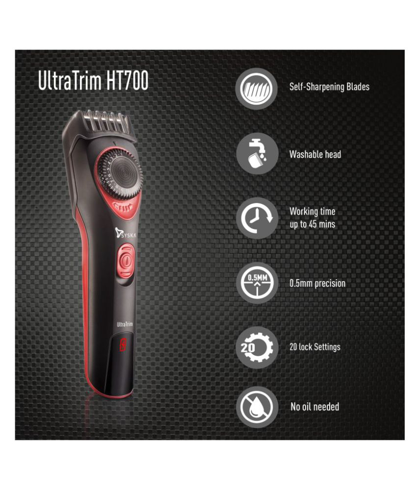 syska ultratrim ht700 beard trimmer