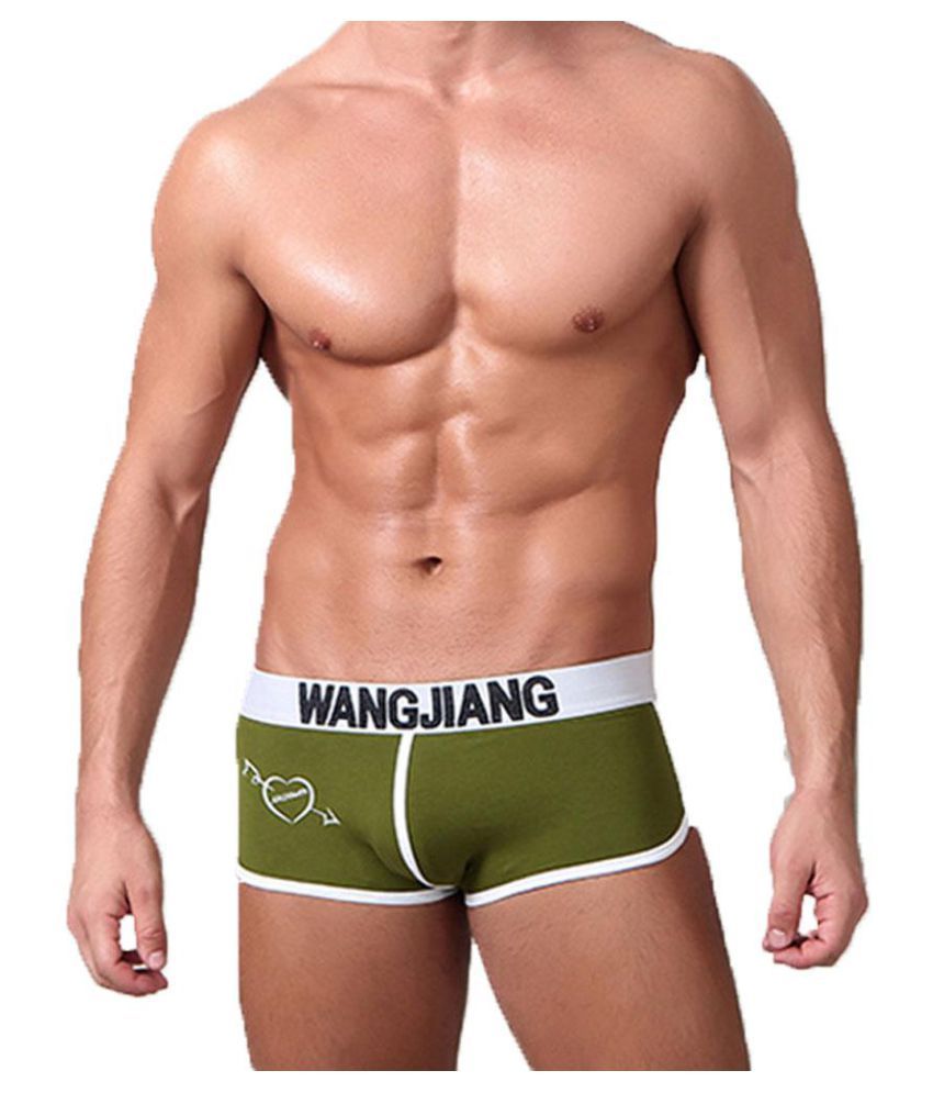Arrow Heart Print Men Boxers Briefs Soft Cotton Underwear ...