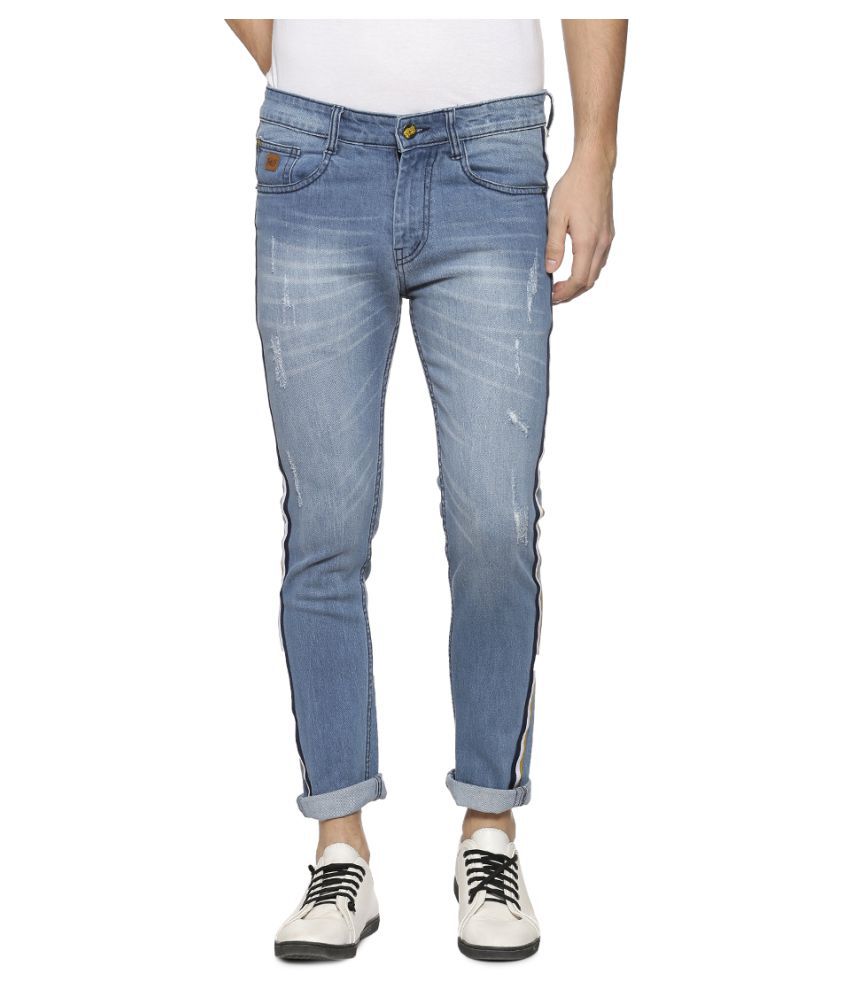 Campus Sutra Blue Slim Jeans - Buy Campus Sutra Blue Slim Jeans Online ...