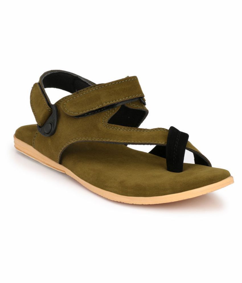 Shoegaro Green Suede Sandals Price in India- Buy Shoegaro Green Suede Sandals Online at Snapdeal