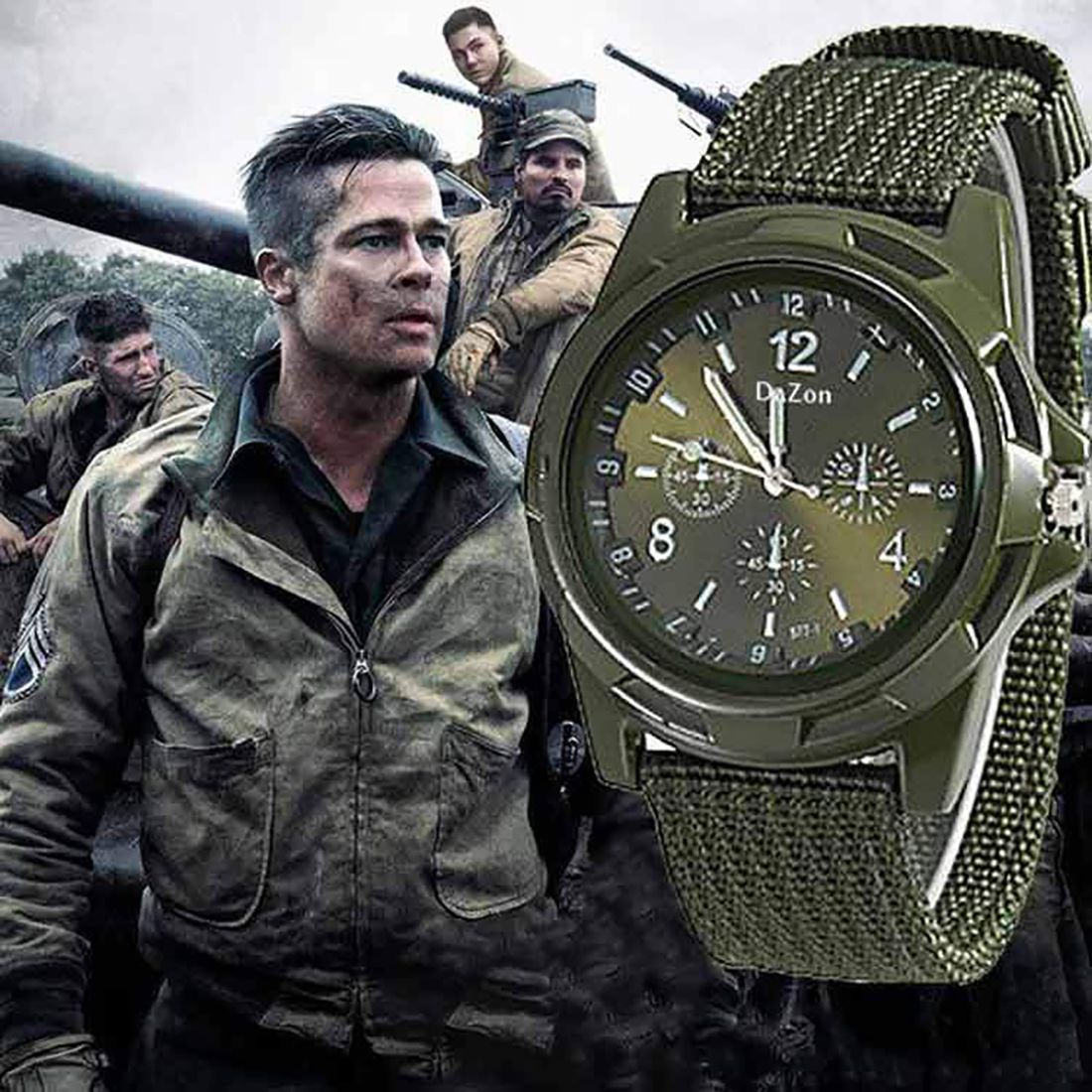 DaZon Valor Nylon Non-Functional Chronograph Men's Watch - Buy DaZon ...