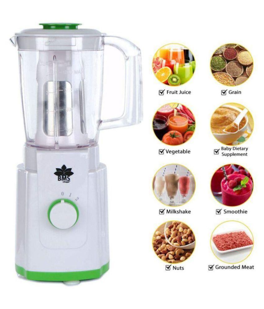 BMS Lifestyle Multi Purpose Use 400 Watt 3 Jar Juicer Mixer Grinder