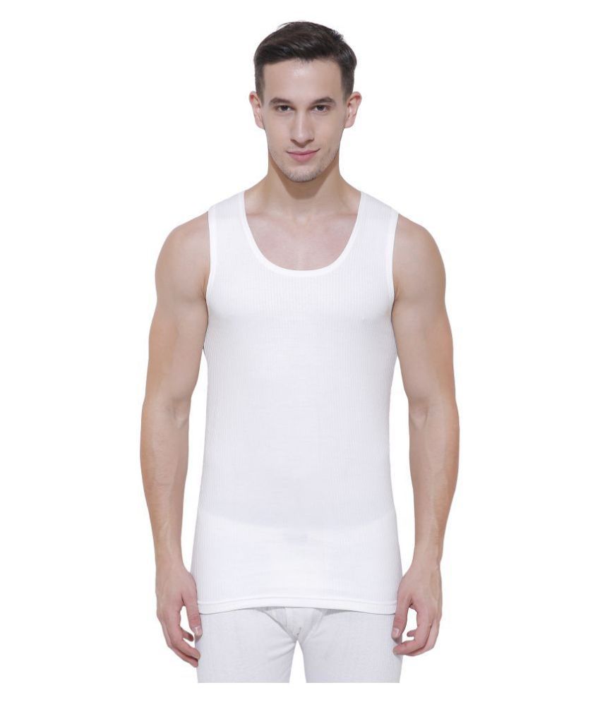     			Bodycare Insider Cotton Blend Men's Thermal Tops ( Off-White )