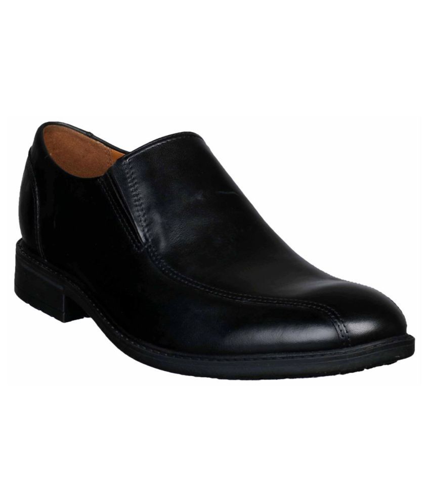 Clarks Slip On Genuine Leather Black Formal Shoes Price in India- Buy ...