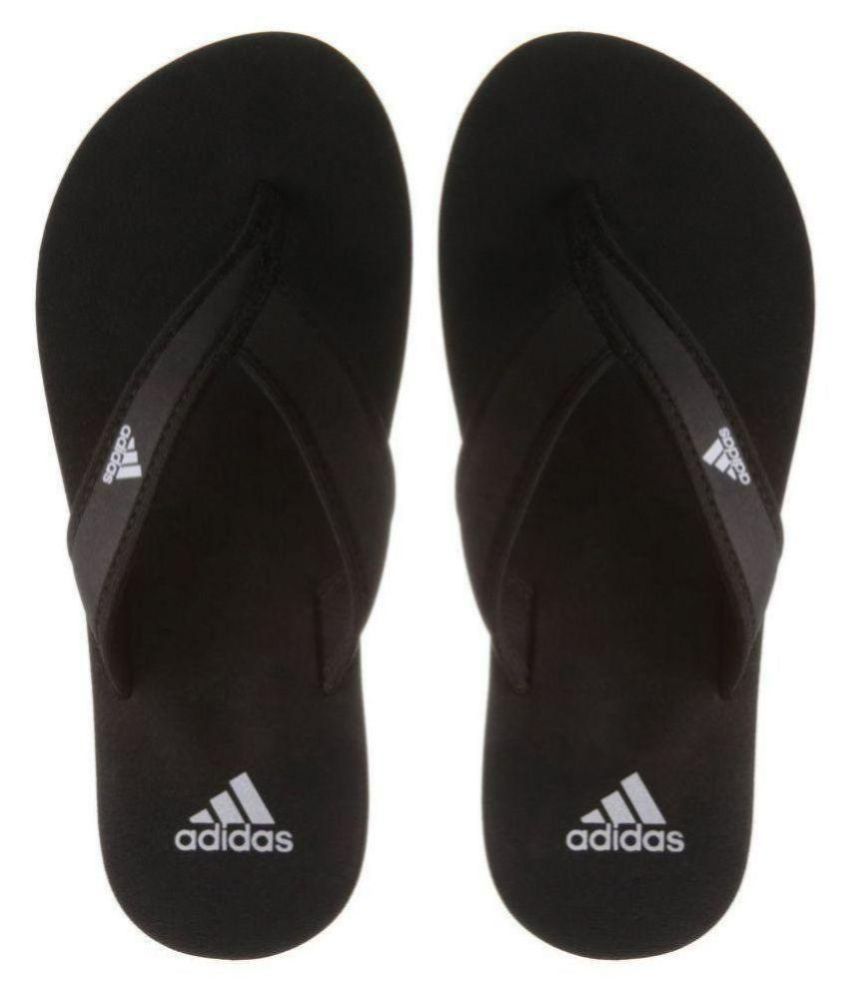 adidas black daily slippers online -