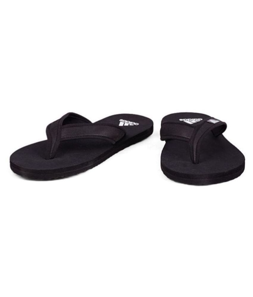 Adidas BLACK Daily Slippers Price in 