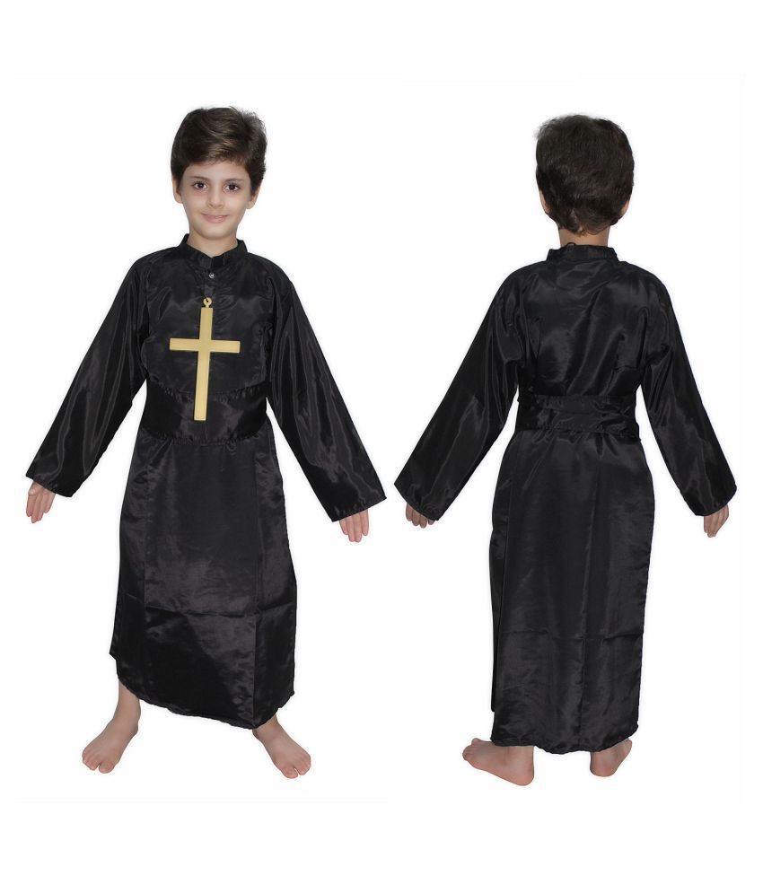     			Kaku Fancy Dresses Priest/Jesus, Catholic Costume For Kids Annual function/Theme Party/Competition/Stage Shows/Birthday Party Dress