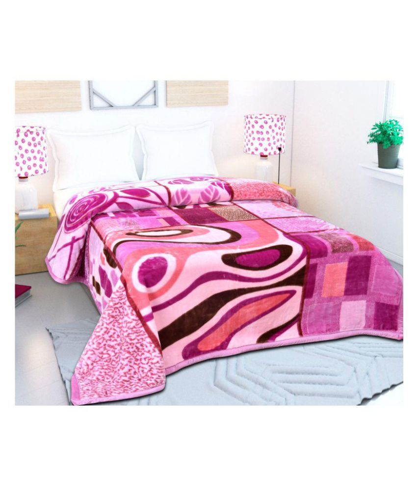 Bombay Dyeing Double Polyester Geometrical Blanket Buy Bombay Dyeing