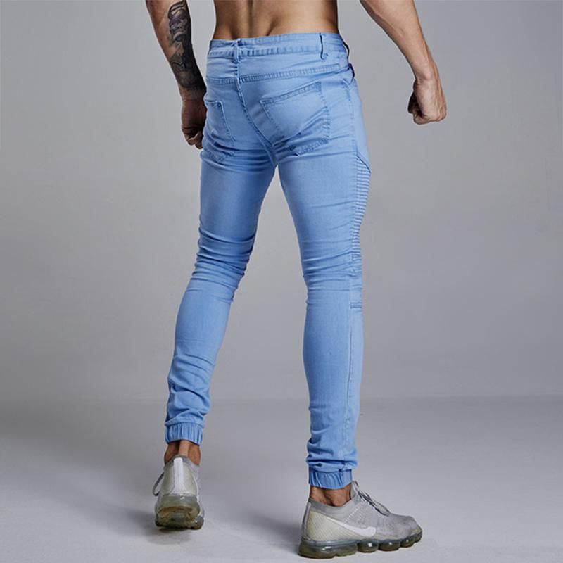 blue cotton jeans pant