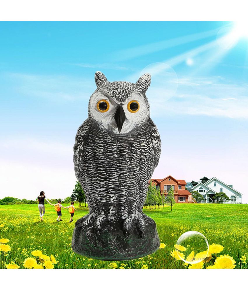 plastic owl garden ornaments