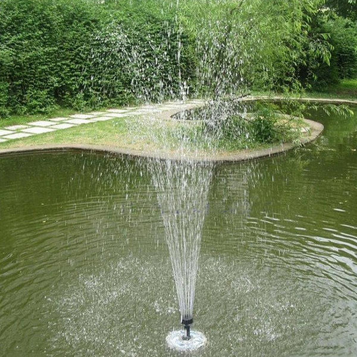 Mini Floating Solar Power Water Pump Fountain Floating Garden Pond