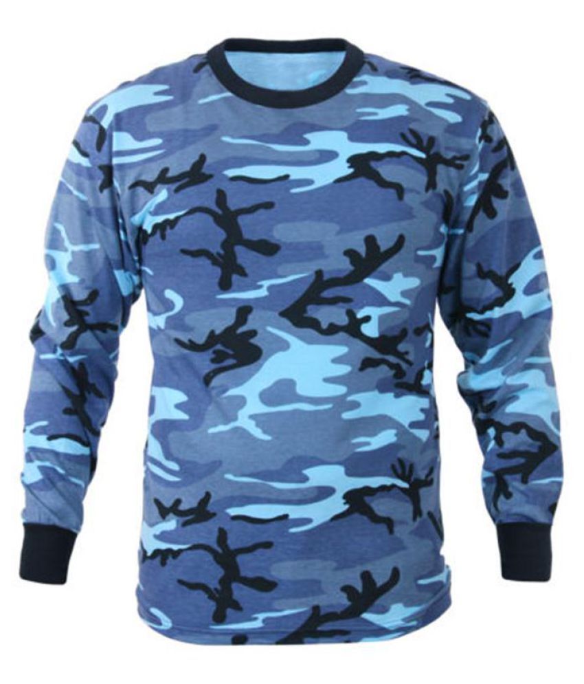 Download INCERUN Men Autumn Winter Long Sleeve Camouflage Round ...
