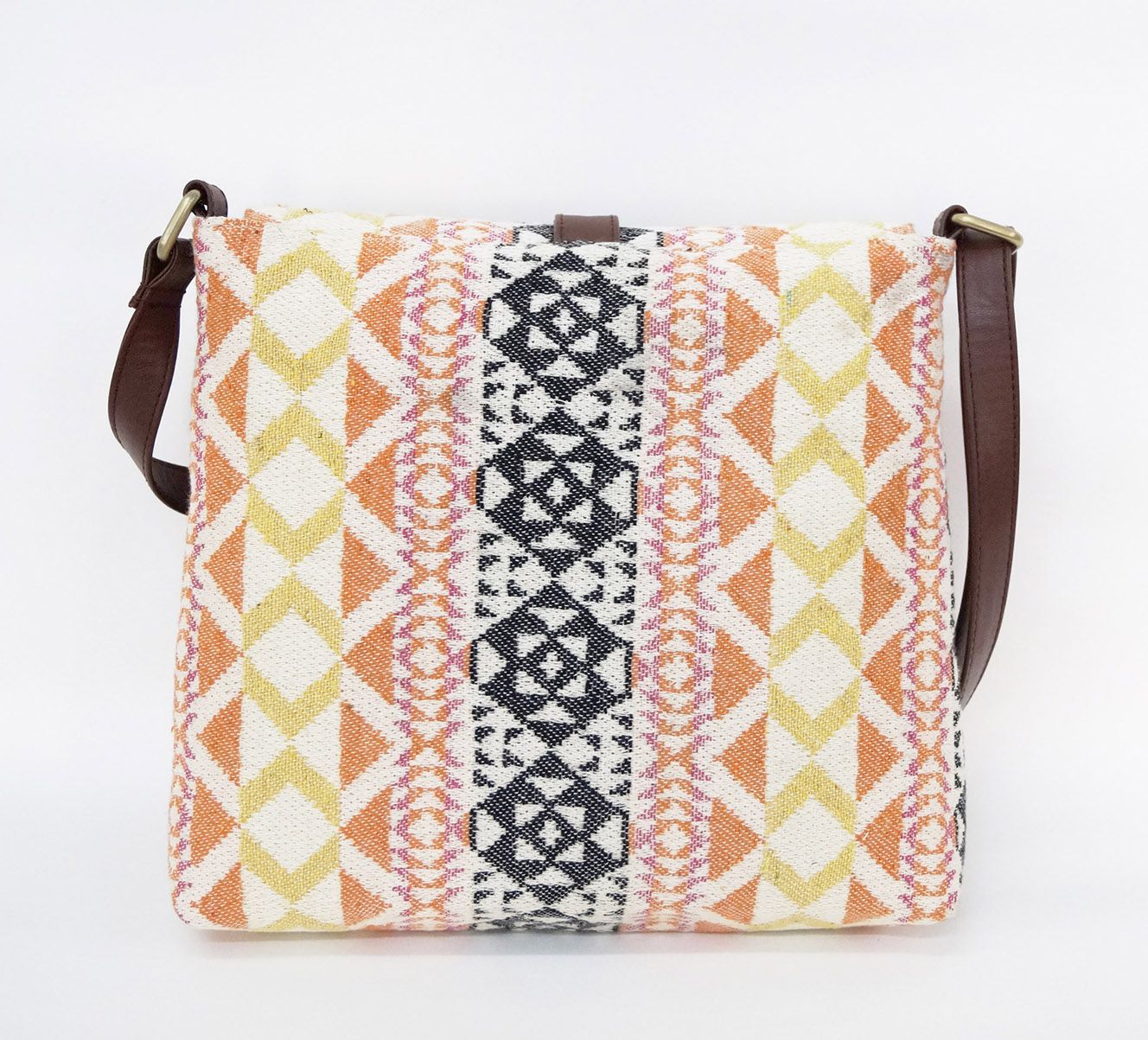Carry On Bags Cream Woven Sling Bag Buy Carry On Bags Cream Woven