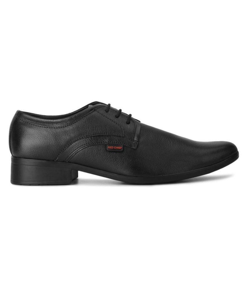 red chief shoes black leather